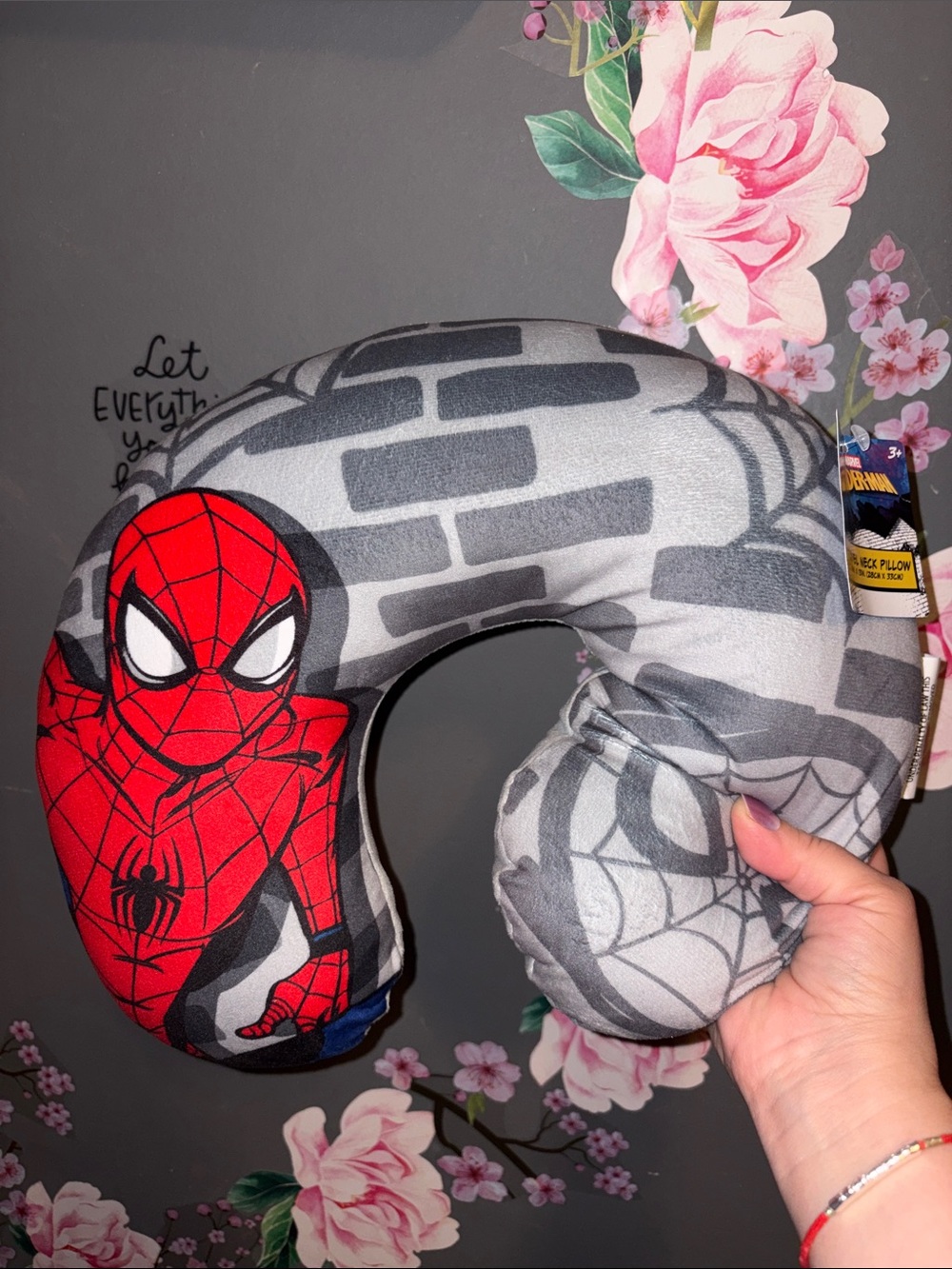 Marvel Spider-Man Travel pillow NWT